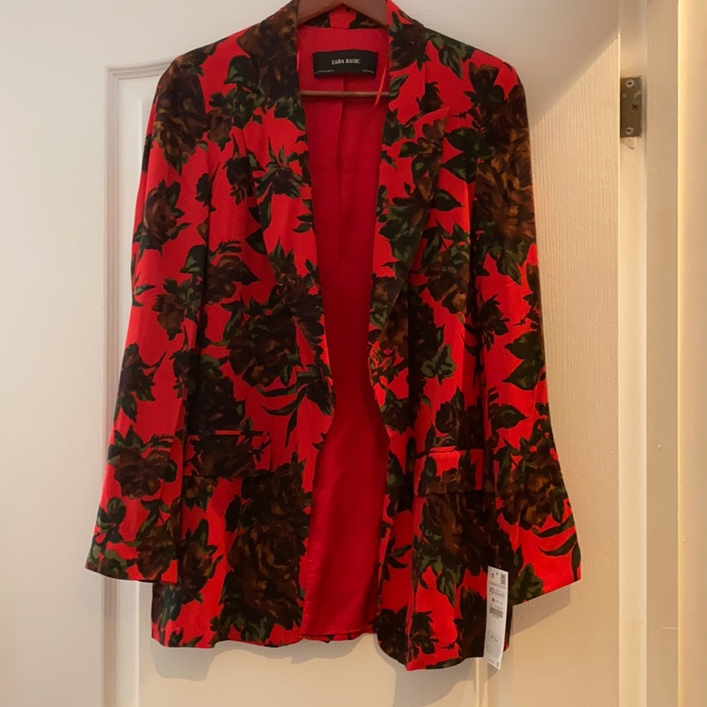 Printed Zara blazer